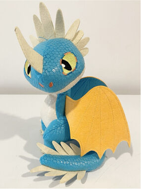 How to Train Your Dragon Deadly Nadder Blue Plush Dragon T74403 DreamWorks